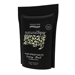 NATURAL SPA Pure epsom salts - energy boost - lemongrass & lime